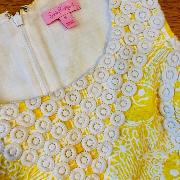 Lilly Pulitzer dress size 10 with sun design - Picture 3 of 5